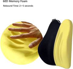 Neck Pillow Lumbar Cushion Set Car Pillow Cushion Travel Back Rest Support Memory Foam for Back Pain Neck Pain Fit for Car, SUV, Truck, Office Chair, Wheelchair