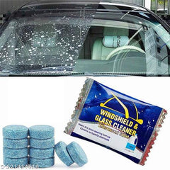 Windshield & Glass Cleaner" tablets, which are a concentrated cleaning solution for various glass surfaces.