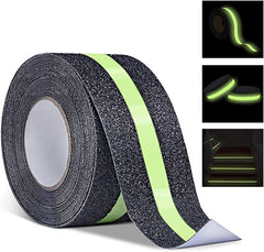 Anti Slip Grip Tape Glowing Stair Nosing Non-Slip Self Adhesive Stair Edge Protector 5 Meter Stair Edging Trim for Outdoor Indoor Staircases Treads