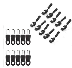 Zipper Slider Replacement, Adjustable Zipper Fixer Zipper Pull for Luggage Backpack Wallets Suitcases Tents Jackets Skirts Jeans