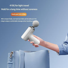 Massage Gun Deep Tissue, Powerful Percussion Muscle Massager with 6 Speeds Adjustable, type-C & mini massage gun for Body Massage, Pain Relief, Fitness Recovery