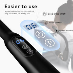 Massager Deep Tissue Handheld Percussion Massager with Display Screen, 12MM Portable Muscle Pain Relief for Back, Neck, Waist