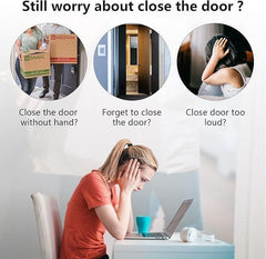 Door Closer, Door Spring Closer, Stainless Steel Door Closer, Adjustable Door Closer, for Indoor and Outdoor Doors, Home, Office and Hotel